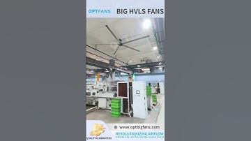 OPTFANS HVLS Fans – Powerful airflow, maximum efficiency, ultimate comfort.