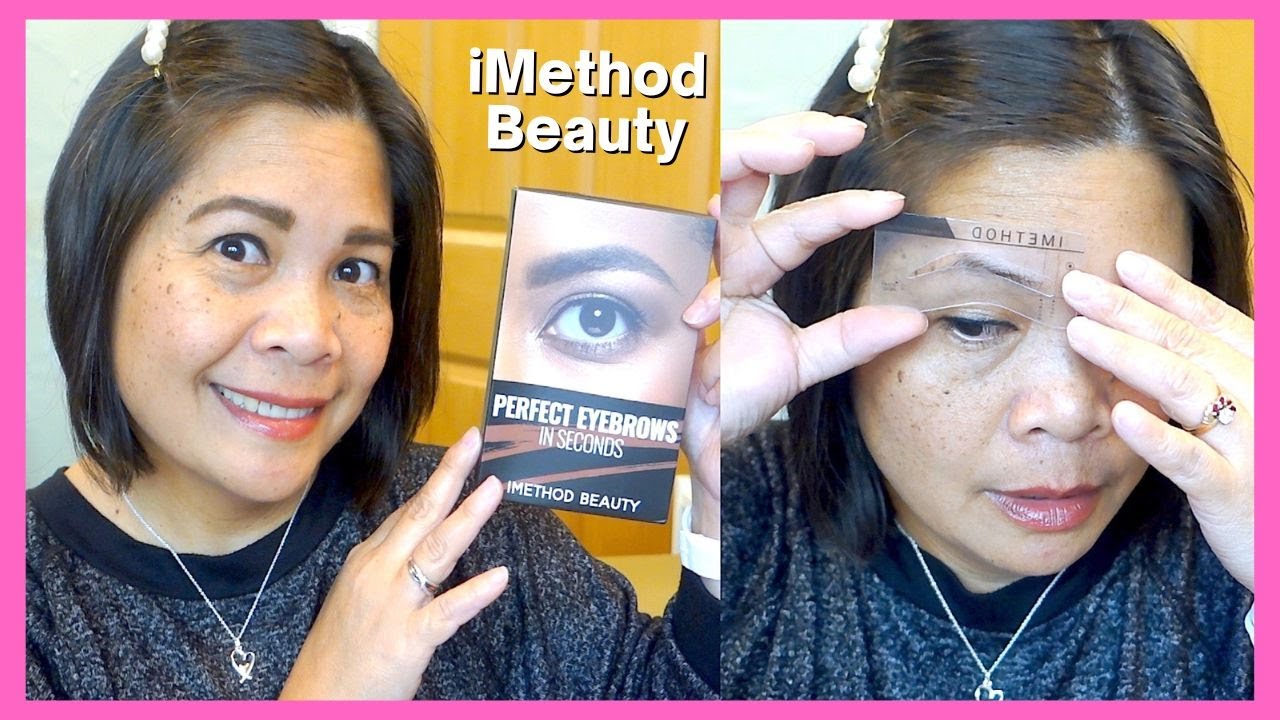 iMethod Eyebrow Stamp and Eyebrow Stencil kit review Perfect Eyebrow