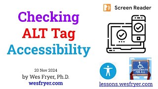 How to Check and Add ALT Text for Web Accessibility in Web Design Projects