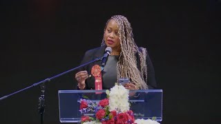 Dr. Sanjie Jackson, one of Terryson Jackson's four sisters, honored him with song