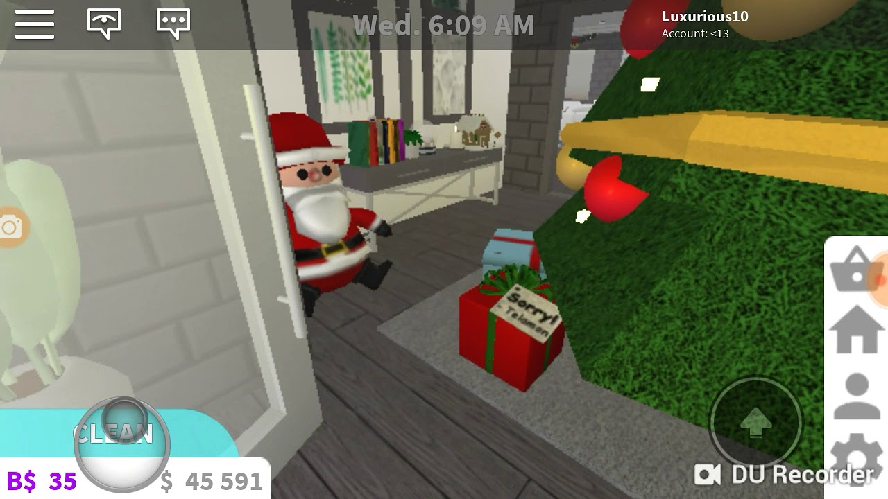 Decorating My House For Christmas!!! To Bloxburg YouTube