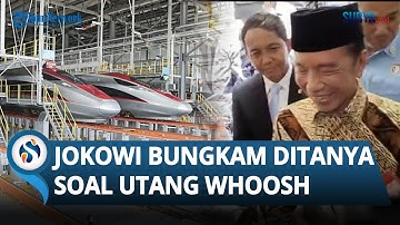 Jokowi Bungkam saat Ditanya soal Utang Kereta Cepat Whoosh Rp116 T, Hanya Lempar Senyum