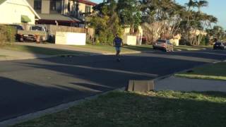 NOAH DOES BACKFLIP AND I DO A WHIP