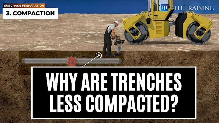 Why are trenches less compacted generally?