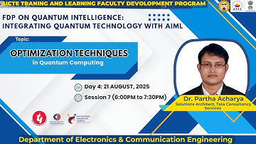 AICTE-ATAL FDP | Day-4 | Session-7 | ECE | Techno Main Salt Lake.