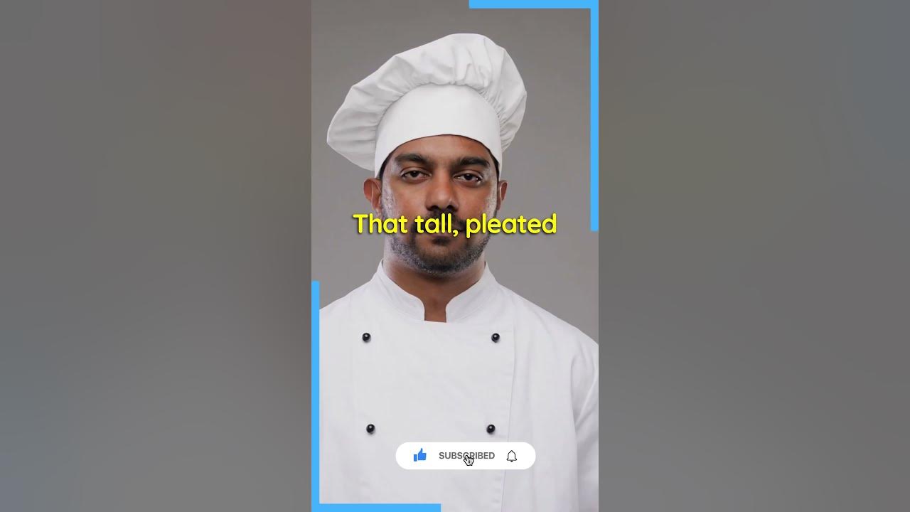 The 100 Folds In A Chef s Hat Represent 100 Ways To Cook An Egg the-100-folds-in-a-chef-s-hat-represent-100-ways-to-cook-an-egg