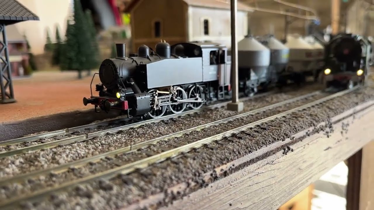 Manœuvres marchandises vapeur à Saint Georges