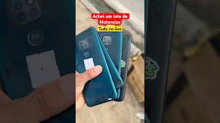 Achei um lote de Motorola no lixo #celular #achados #rua #tecnologia #assistenciatecnica