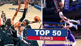 Top 50 Most Jaw-Dropping Dunks of the Year 2025