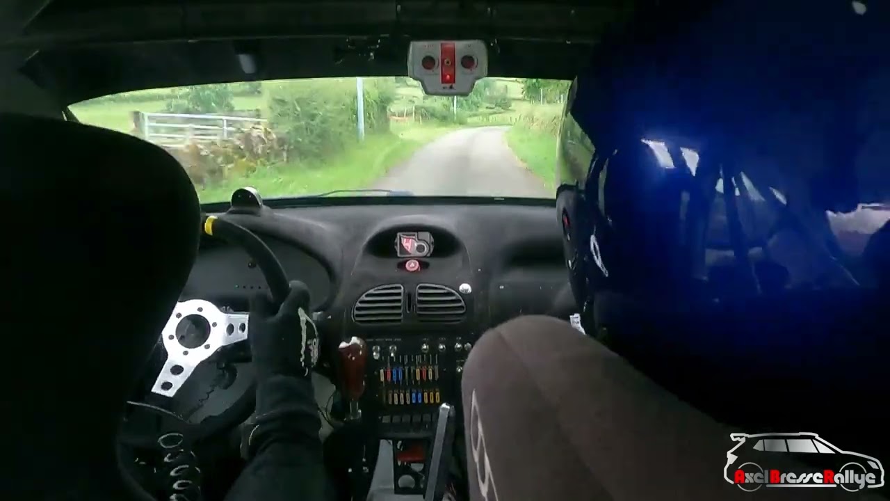 Rallye du Brionnais 2024 - Caméra Embarquée Artzner / Girard - Peugeot 206 F214 - ES2
