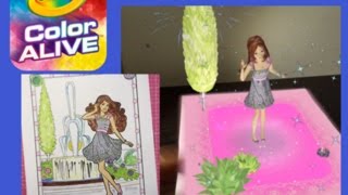 Barbie Crayola Color Alive - with COPIC Markers - 3D 4D Art screenshot 5