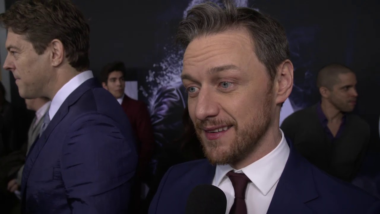 Glass 2019 World Premiere Interview James Mcavoy Youtube