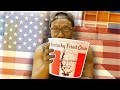 TRYING KFC IN AMERICA FOR THE FIRST TIME