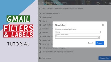 How To Create Gmail Filters & Labels | 2022