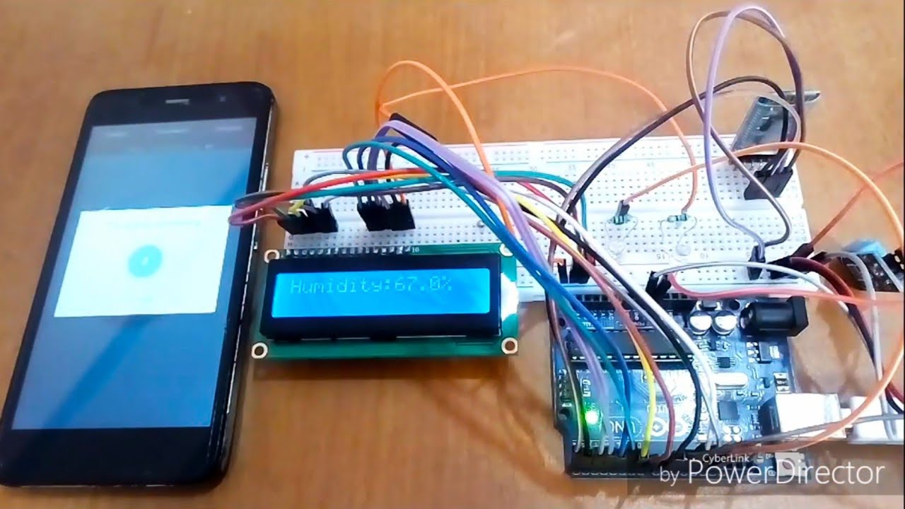 Bluetooth interface with Arduino | Using Temperature and Humidity ...