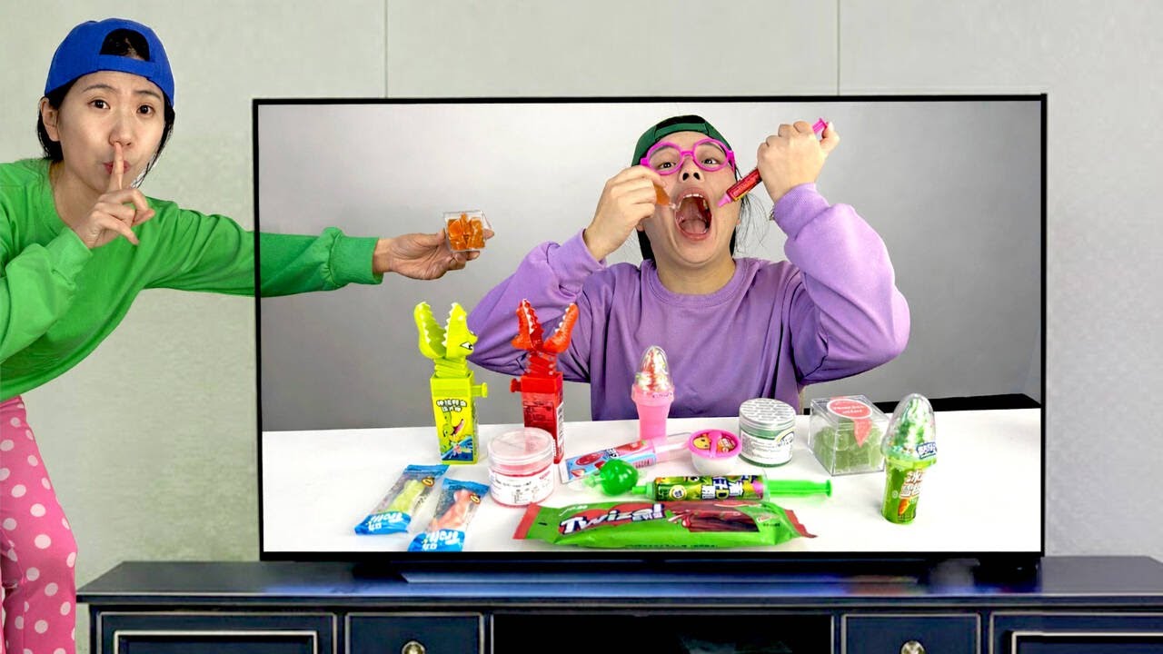 Colorful Candy Dessert Mukbang