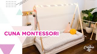 CONSTRUIMOS UNA CUNA/CAMA MONTESSORI PARA LA HABITACIÓN DE EMMA