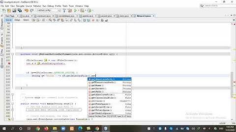 Java with Netbeans in Urdu Lecture 16 | Save File Dialog Box