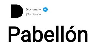 Pabellón Significado En Español