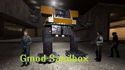 Thunder plays Gmod: Making a Walker #6 the completed walker and more!