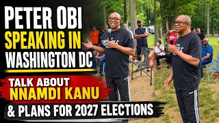 Peter Obi Speaking During His Visit To Washington Dc On Plans Of 2027 General Election