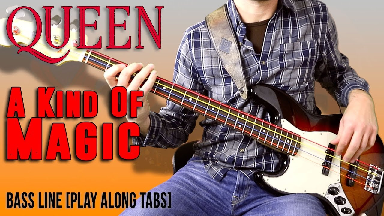 Queen A Kind Of Magic /// BASS LINE [Play Along Tabs] YouTube