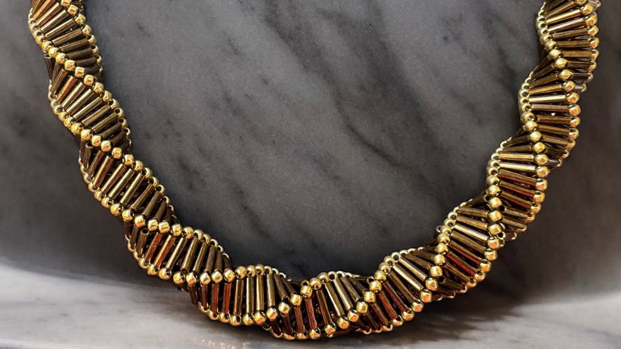 Bugle Russian Spiral Necklace Tutorial