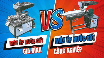 Máy Ép Nước Cốt Dừa Gia Đình Và Máy Ép Nước Cốt Khác Nhau Thế Nào?