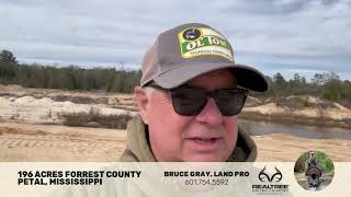 196 Acres For Sale Forrest County, Mississippi