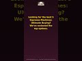 Top 5 Espresso Machines: Ultimate Buying Guide 2026 #ad #Shorts