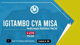 🔴LIVE: IGITAMBO CYA MISA YA  MBERE KU CYUMWERU TALIKI 20/09/2026 /REGINA PACIS REMERA