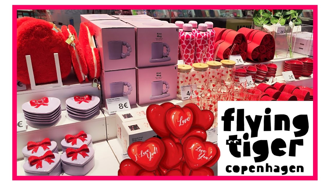 San Valentino da Flying Tiger Copenhagen ❤️ tantissimi prodotti cuoriciosi 💞 