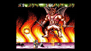 Jim Power in Mutant Planet - PC-Engine CD - last boss & ending