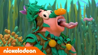 ⁣كامب كورال | وحوش البحر تعتني بالطفل بسيط!  | Nickelodeon Arabia