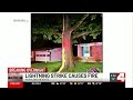 Lightning strike sparks small house fire in Maryland Heights