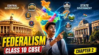 Federalism Class 10 Full Chapter | Civics Chapter 2 in Hindi | CBSE 2026-27