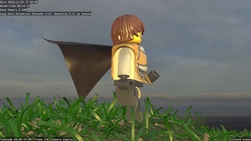 Lego Hero Animation - Bendifig  - Blender 2.8 - Eevee