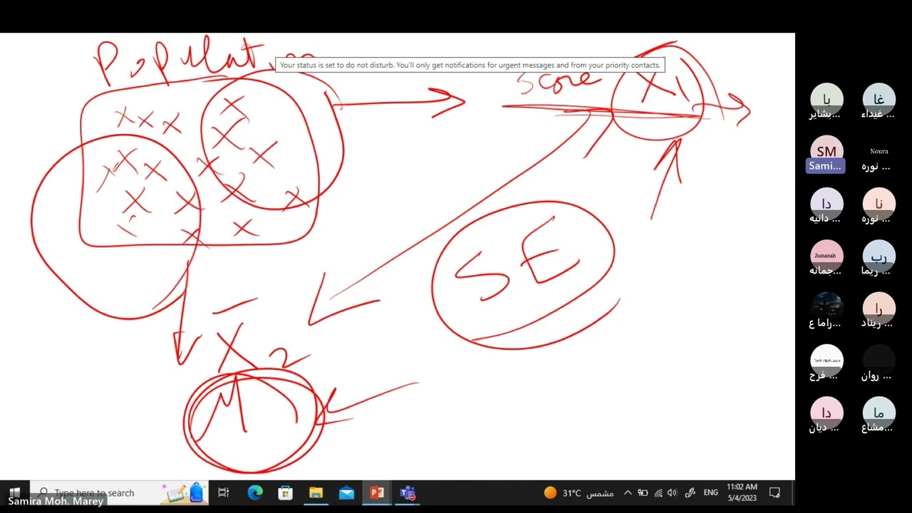 طرق جمع العينة البحثيةsampling techniques