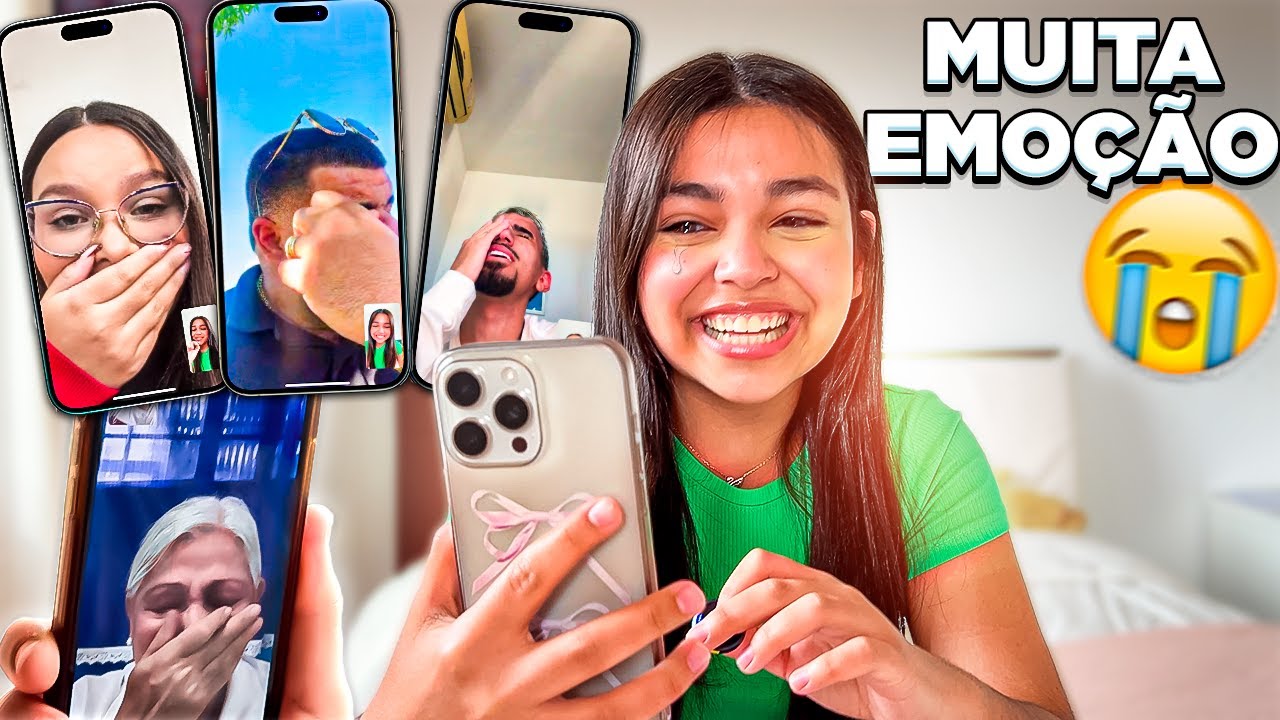 REAÇÃO DA MINHA FAMÍLIA AO DESCOBRIR QUE VAMOS PARA O BRASIL! EMOCIONANTE!