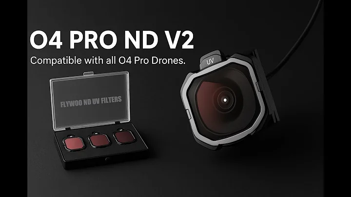 V2 Flywoo DJI O4 PRO ND Filter - the most compact size you'll find anywhere!