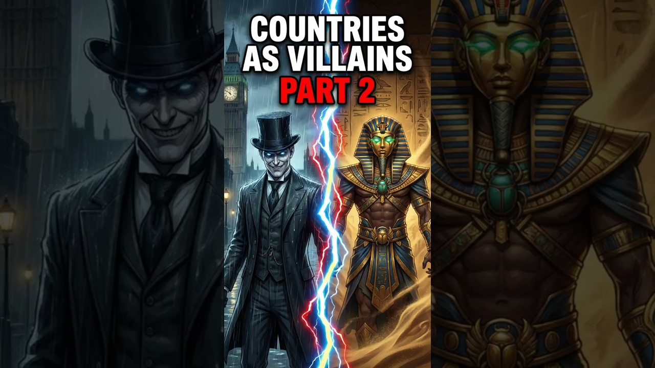 If Countries were Anime Villains 😈 (AI Art Part 2) 