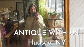 ANTIQUING IN THE HUDSON VALLEY | Antique Vlog | Antique Haul | Antiquing in Upstate New York