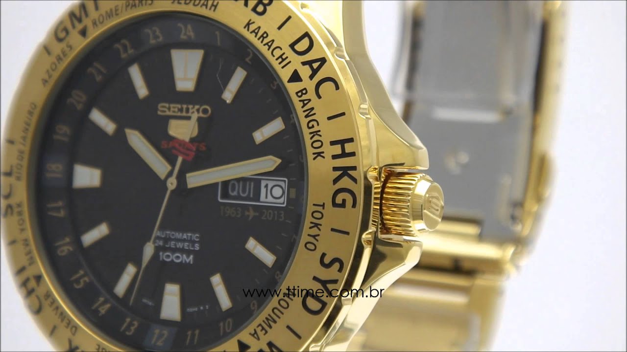 relógio seiko 5 sports automatic 100m