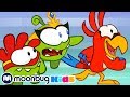 Om Nom Stories - Parrot Prank! | Cut The Rope | Funny Cartoons for Kids & Babies | Moonbug TV