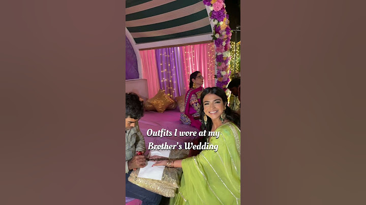 Outfits I wore for my brother’s wedding #brotherswedding #wedding #indianwedding