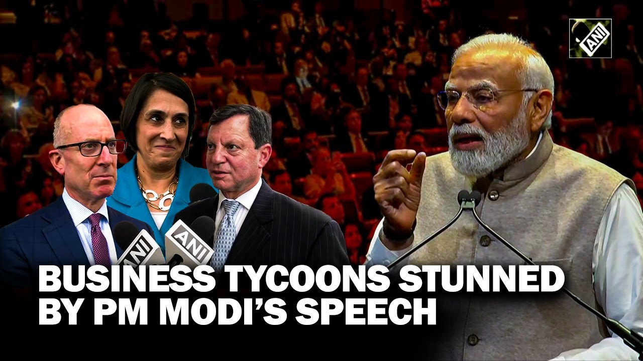 Business tycoons stunned by PM Modi's speech at Washington DC's