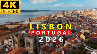 Lisbon, Portugal 🇵🇹 | Drone View 2026 | 4K Aerial Cinematic