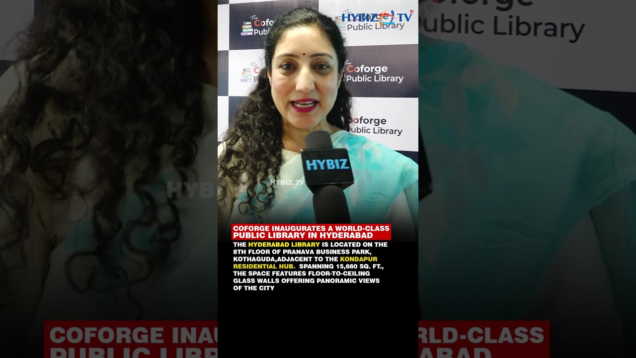 Coforge Opens Free Public Library In Hyderabad  || 15,000+ Books