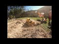 Homemade RC bulldozer testing
