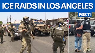 LIVE: ICE Raids in LA: Community denounces immigration enforcement after several detained